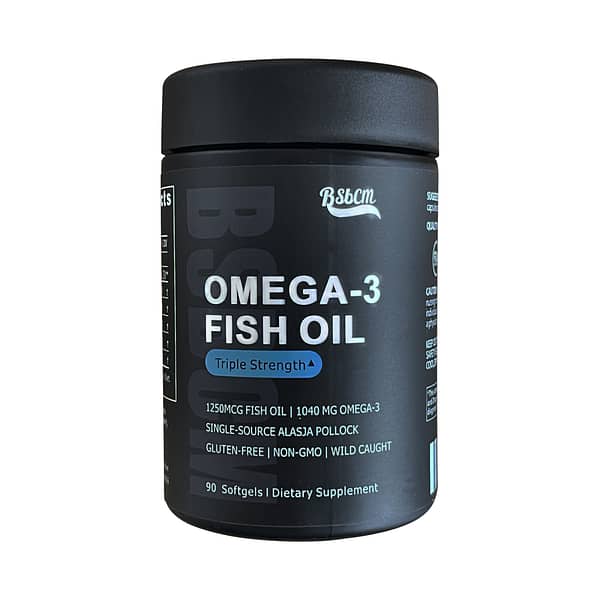 Triple Strength Omega 3 Fish Oil Supplement
