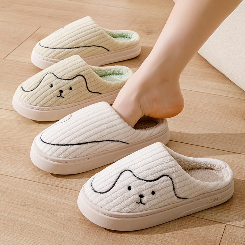 plush house shoes